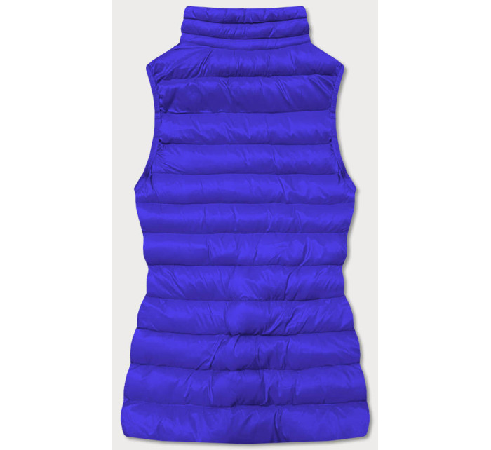 Krátká dámská prošívaná vesta v chrpové barvě model 16279880 - J.STYLE