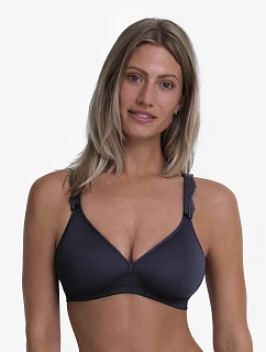 Selma soft podprsenka košíčky se  shadow blue  model 22266869 - RosaFaia