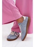 Dámské tenisky z eko semiše modré model 22027731 - EVENTO Dámské tenisky z eko semiše modré model 22027731 - EVENTO