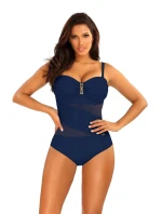 Jednodílné plavky  tmavě modré  model 20863437 - Self