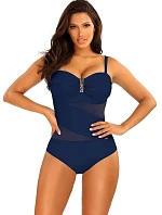 Jednodílné plavky 8030CH2 GOLD6 tmavě modré - SELF