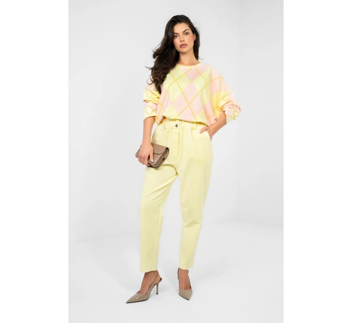 Kordové kalhoty model 224840 Italy Moda