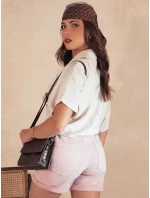 Dámské šortky BEACH růžové Dstreet model 21977934 - FashionStreet