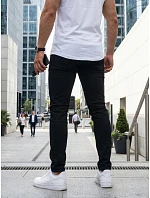 Pánské džíny slim fit černé FashionStreet UX4494