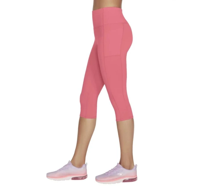 Skechers Go Walk Capri Short s vysokým pasem W2CP2-RDBL Red XS