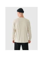 Pánské tričko oversize s potiskem a dlouhým rukávem model 21893087 - 4F