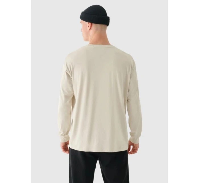 Pánské tričko oversize s potiskem a dlouhým rukávem model 21893087 - 4F