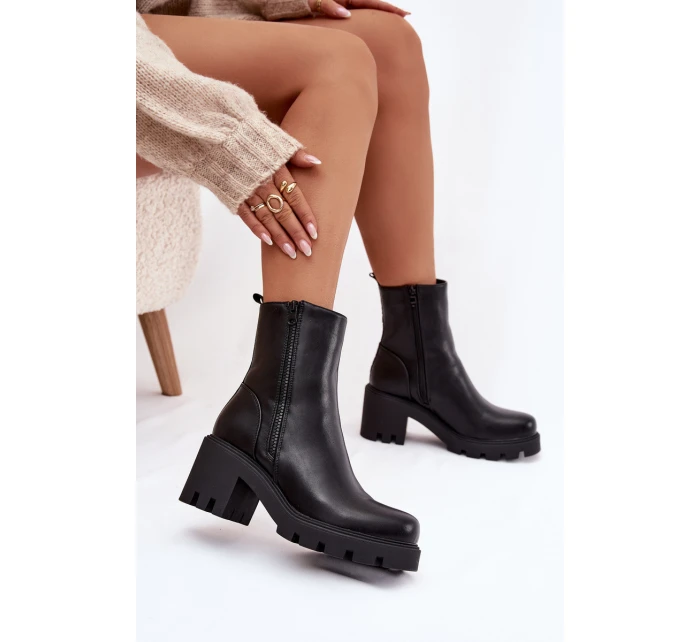 Dámské Zimní Boty Na Podpatku model 21788153 - Boto Dámské Zimní Boty Na Podpatku model 21788153 - Boto