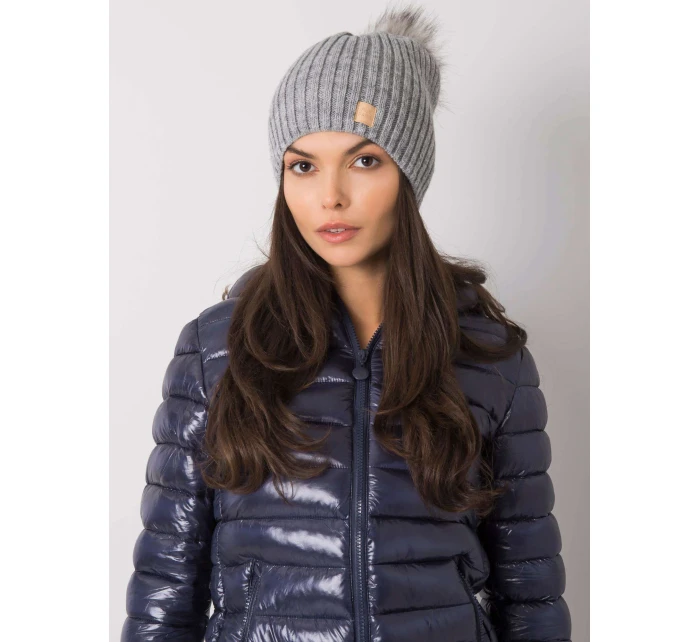 Dámská čepice 30 šedá