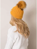 Dámská čepice JK CZ 8.71 tmavě žlutá