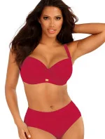 Dámské dvoudílné plavky New Trends 17 S995D1-6 červené - Self