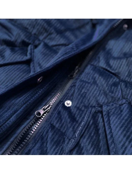 ZIMOWA KURTKA DAMSKA Z KAPTUREM GRANATOWA model 21242170 - Libland