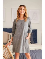 Noční košile 4129 grey plus - Doctornap
