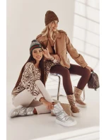 Dámské zateplené sněhule Big Star model 21601636 Béžove - Big Star Shoes Dámské zateplené sněhule Big Star model 21601636 Béžove - Big Star Shoes