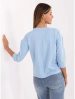 Bluzka RV BZ model 21406700 jasny niebieski - FPrice