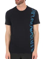 Pánské tričko 00020 černé model 15340111 - Emporio Armani Pánské tričko 00020 černé model 15340111 - Emporio Armani