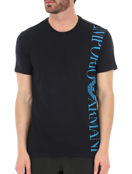 Pánské tričko 00020 černé model 15340111 - Emporio Armani Pánské tričko 00020 černé model 15340111 - Emporio Armani