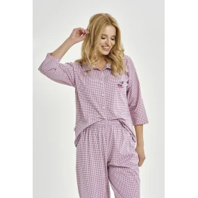 Taro pyžamo 3435 Jolie 3/4 S-XL Z25/26 dámské rozepínací Taro pyžamo 3435 Jolie 3/4 S-XL Z25/26 dámské rozepínací