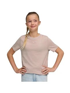Dětské tričko Puma ESS Centered Cat Logo Tee růžové 692972 89