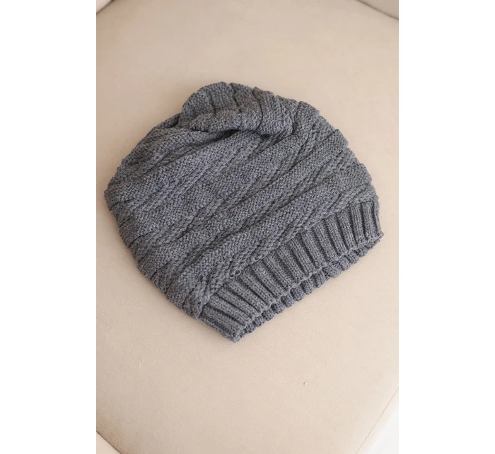 Čepice s rolováním Magda K293 camel