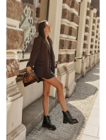 Lakované Botky Traperky Dámské Na Zip Kožené Artiker 55C0517 Černé