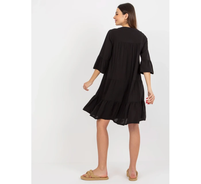 Dámské šaty model 18339365 černé - FPrice