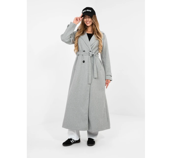 Płaszcz IT PL model 22002696 szary - FPrice Płaszcz IT PL model 22002696 szary - FPrice