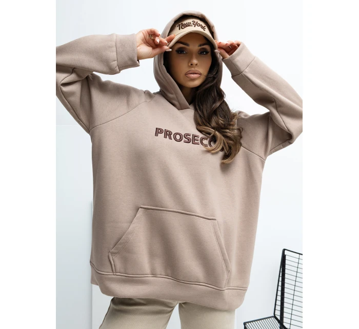 Bluza RV BL model 21777775 ciemny bezowy - FPrice Bluza RV BL model 21777775 ciemny bezowy - FPrice