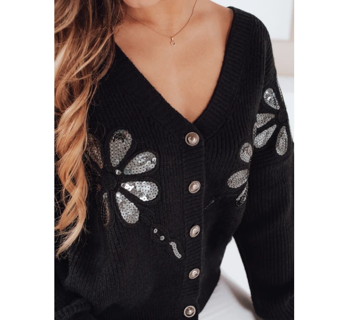 Dámský kardigan černý model 21990968 - Dstreet