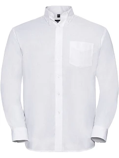 Russell Athletic 932M Košile Oxford s dlouhým rukávem 11.932M white