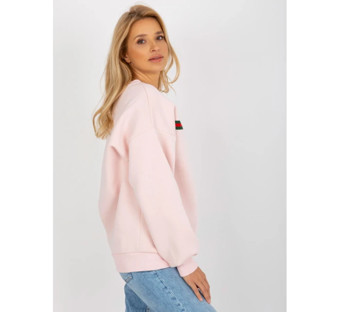Dámská mikina EM BL 760.01 světle růžová - FPrice