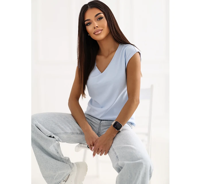 Tričko RV TS 6108.04 světle modré Tričko RV TS 6108.04 světle modré