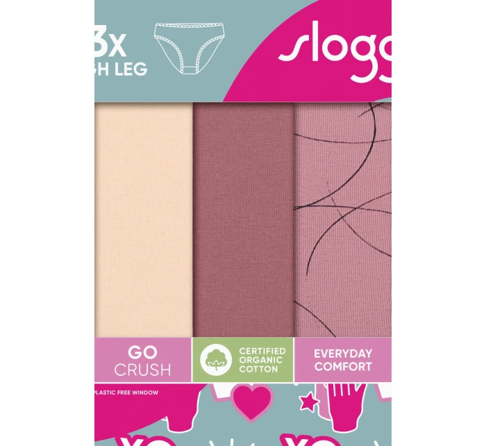 SLOGGI GO CRUSH KALHOTKY S VYSOKOU NOHAVIČKOU C3PACK V002