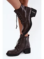 Boty na podpatku  model 231586 Step in style