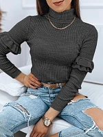 Dámský svetr BUFALO tmavě šedý FashionStreet MY1427