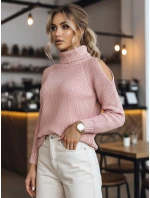 Dámský svetr růžový Dstreet model 21967056 - FashionStreet Dámský svetr růžový Dstreet model 21967056 - FashionStreet