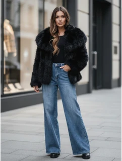 Dámský krátký černý kožich ZARAFIA FashionStreet TY5117z