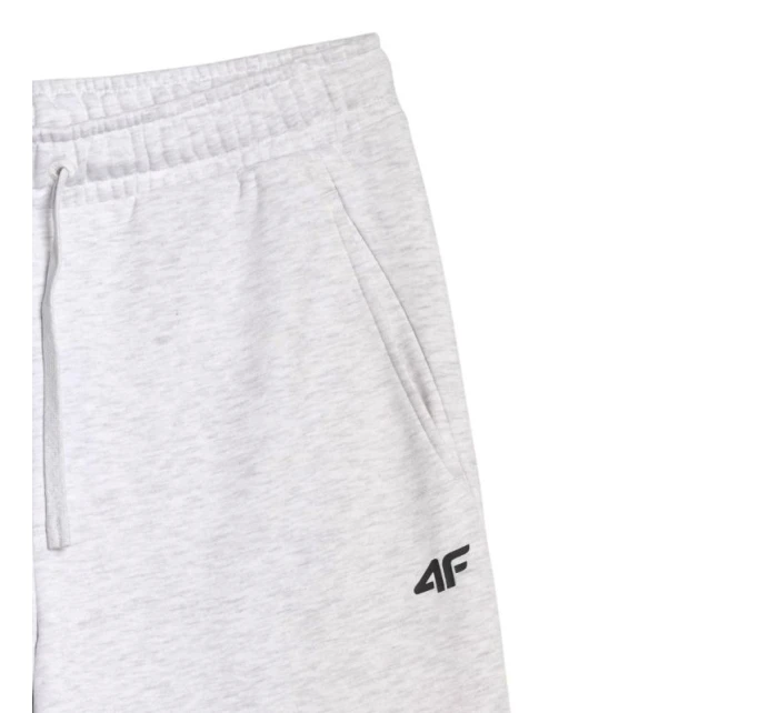 Pánské kalhoty 4F CAS M1140 cool light grey melange 4FWMM00TTROM1140 27M
