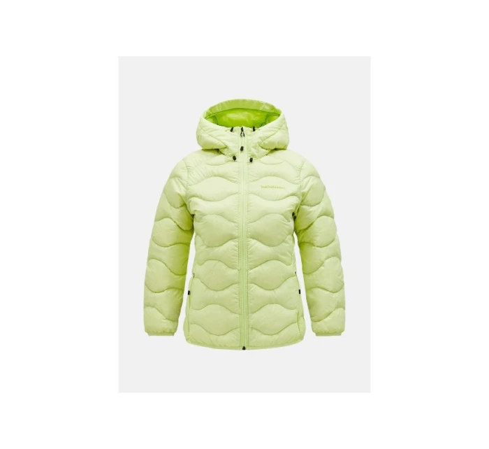 Peak Performance W Bunda s kapucí Helium Down Jacket žlutá Peak Performance W Bunda s kapucí Helium Down Jacket žlutá