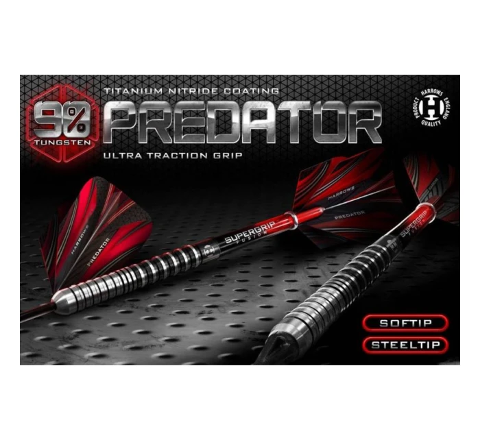 Šipky Harrows Predator 90% Steeltip