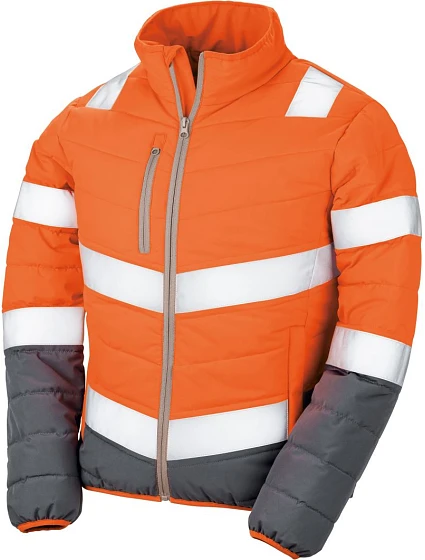 Result R 325F Dámská bezpečnostní bunda 30.325F fluorescent orange/grey