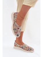 Semišové perforované dámské polobotky Multikolor model 22094959 - EVENTO Semišové perforované dámské polobotky Multikolor model 22094959 - EVENTO