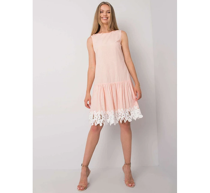 Šaty LK SK 506990.53 peach Šaty LK SK 506990.53 peach