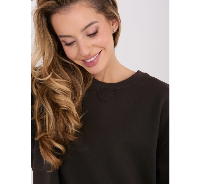 WT BL mikina A1047.69 tmavě hnědá WT BL mikina A1047.69 tmavě hnědá