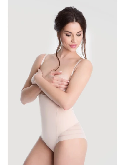 Stahovací body 119 béžová - Julimex Stahovací body 119 béžová - Julimex