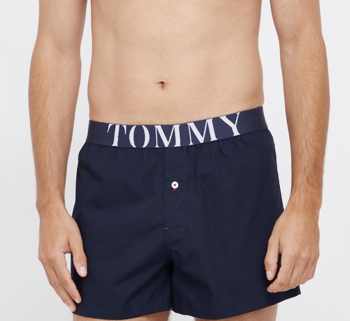 Pánské šortky na spaní UM0UM02394 - 0G1 - Tmavě modrá - Tommy Hilfiger