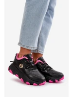 Zateplené Dámské Sportovní Boty Na Na Platformě Černé model 21668455 - Boto Zateplené Dámské Sportovní Boty Na Na Platformě Černé model 21668455 - Boto