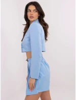 Spódnica MI SD model 20831801 jasny niebieski - FPrice Spódnica MI SD model 20831801 jasny niebieski - FPrice