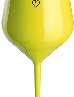 PŘEMLUVILA MĚ - žlutá nerozbitná sklenice na víno 470 ml