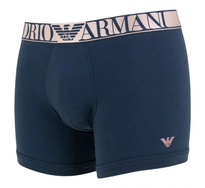Pánské boxerky 110818 1A512 - 00135 - Modro-růžové - Emporio Armani Pánské boxerky 110818 1A512 - 00135 - Modro-růžové - Emporio Armani